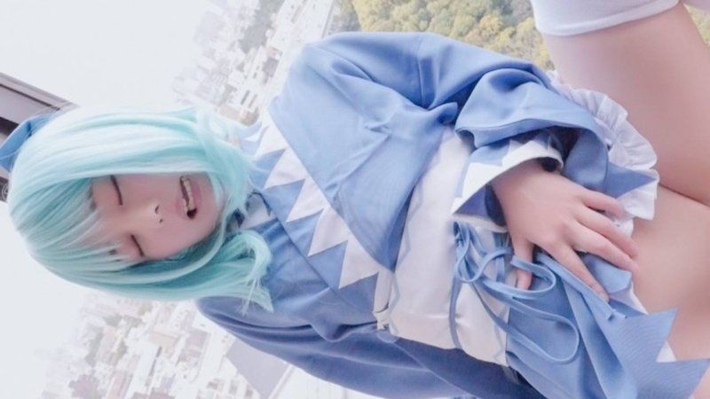 【個人拍攝中出CosplayH♥】超可愛光滑白虎和純白過膝襪是絕配♥最深處中出懷孕SEX！！